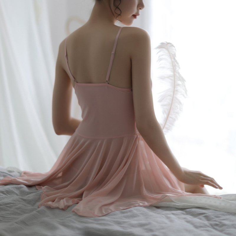 Lace Nightgown Mesh Chemise Boudoir Nighty 1143