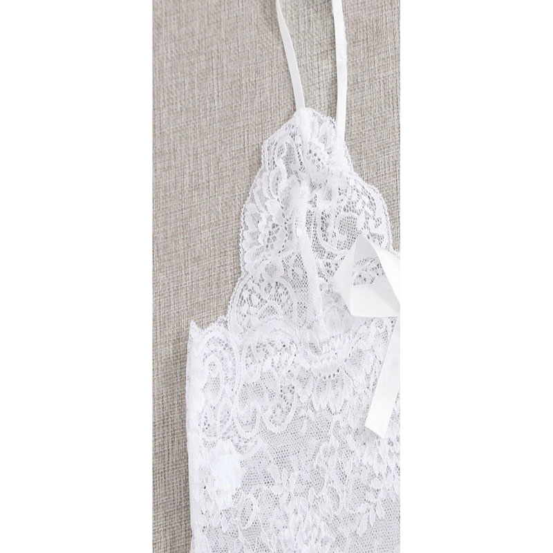 Lace Cami Top with Shorts 2 Piece Leopard Set White