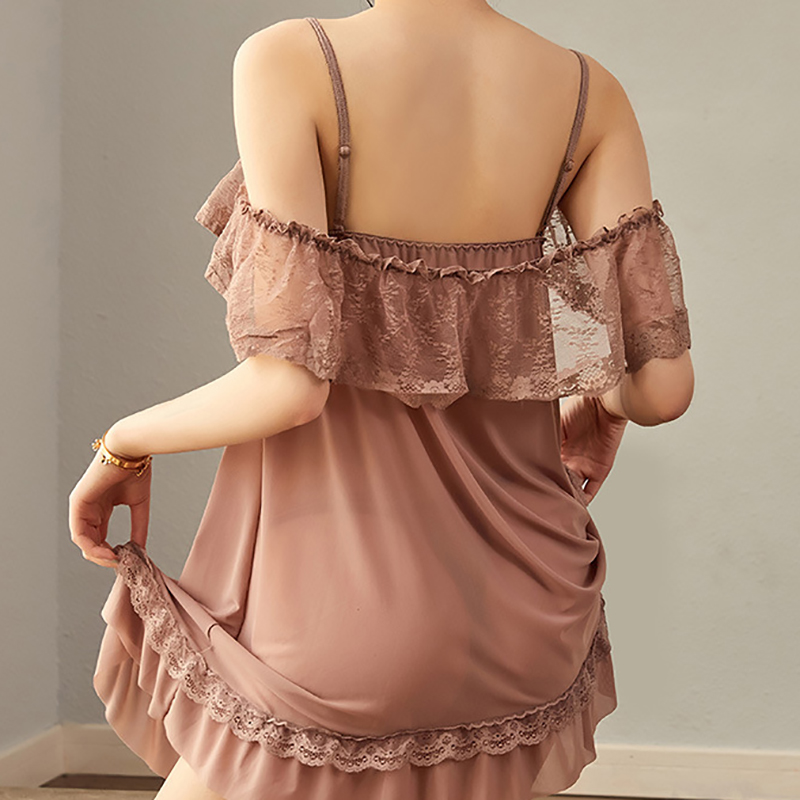Women Lace Babydoll Sleepwear Boudoir Outfits Blush Women Lace Babydoll Sleepwear Boudoir Outfits Blush