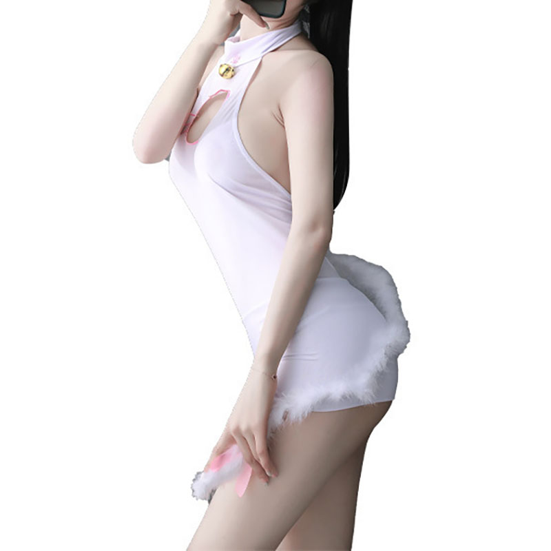 Sexy Cat Girls Sheer Mesh Babydoll Tight Dress Black Sexy Cat Girls Sheer Mesh Babydoll Tight Dress Black