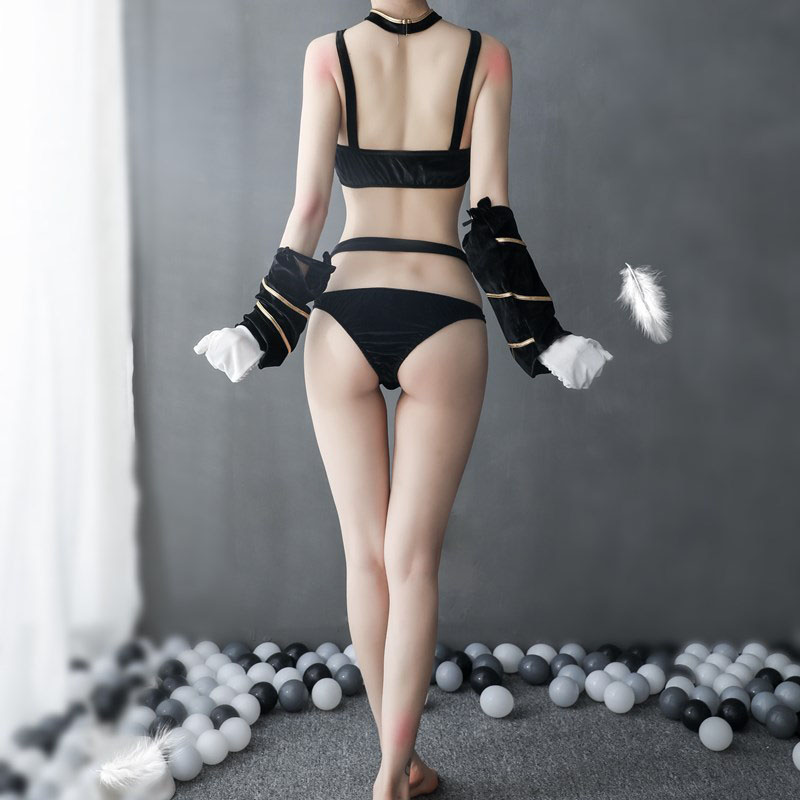 Cosplay Lingerie Cat Kitten Costume Sexy Outfit Black Cosplay Lingerie Cat Kitten Costume Sexy Outfit Black