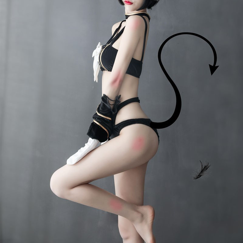Cosplay Lingerie Cat Kitten Costume Sexy Outfit Black Cosplay Lingerie Cat Kitten Costume Sexy Outfit Black