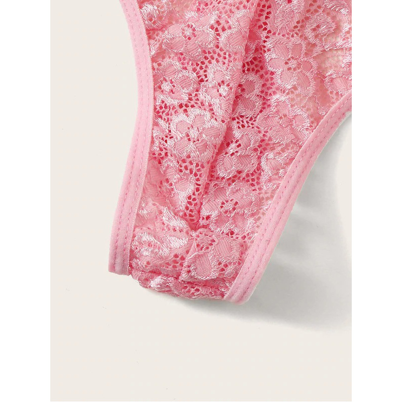 Bra and Panty Set Floral Lace Two Piece Set