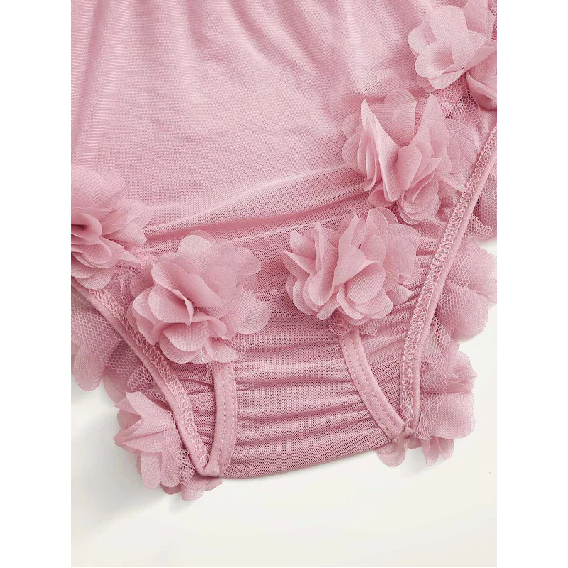 Sexy Lingerie Floral Pajamas Cami Panty Set Nightwear