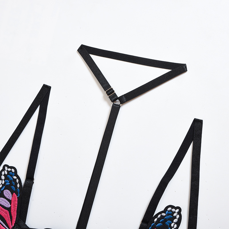 Women Garter Lingerie Set with Choker Babydoll Women Garter Lingerie Set with Choker Babydoll