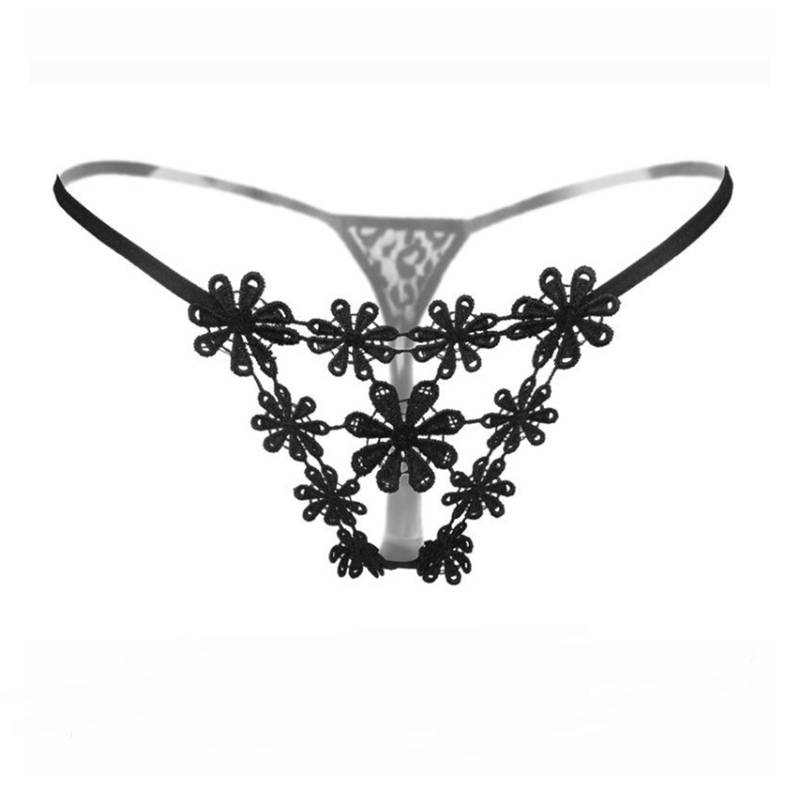 Sexy Lace G-String Open Crotch Thong Panties Sexy Lace G-String Open Crotch Thong Panties