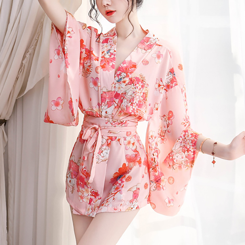 Long Print Kimono Blouse Kimono Cover Up Loose Cardigan Top Outwear Long Print Kimono Blouse Kimono Cover Up Loose Cardigan Top Outwear