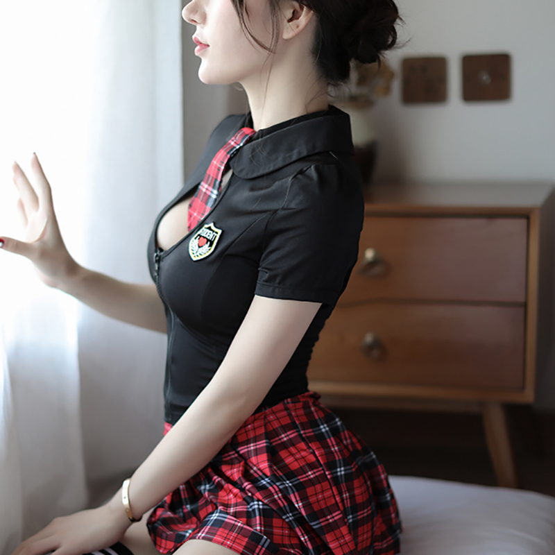 See Through Student Backless Cosplay Custume See Through Student Backless Cosplay Custume