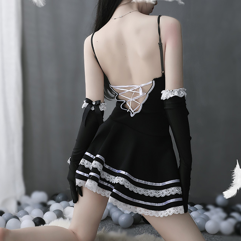 Maid Outfits for Women Sexy French Maid Costume Babydoll Dress 1452 Maid Outfits for Women Sexy French Maid Costume Babydoll Dress 1452